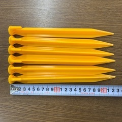 美原店　アウトドア　ペグ　6本セット　中古の画像