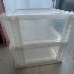 取りに来て下さる方のみ 衣装ケース 2段の画像