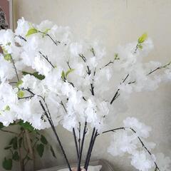 高さ90cm未使用大きなお花の造花 5本セットの画像