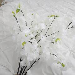 高さ90cm未使用大きなお花造花5本セットの画像