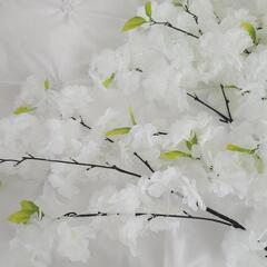 高さ90cm未使用大きなお花造花5本セットの画像