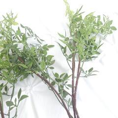 高さ90cm大きなグリーン造花 ２本セットの画像