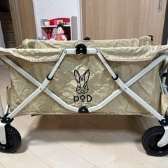 ★★　DOD(ディーオーディー) キャリーワゴン 未使用美品 大容量 150L 耐荷重100kg C2-46T　★★の画像