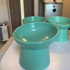 ペット用お皿、水皿、陶器製、フードボウル、ペットボウル、ウォーターボウル11個の画像