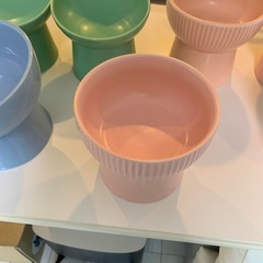 ペット用お皿、水皿、陶器製、フードボウル、ペットボウル、ウォーターボウル11個の画像