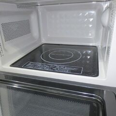 2018年製 アイリスオーヤマ 電子レンジ フラットテーブル ミラー ガラス  18L  IMB-FM18-5 札幌 北20条店の画像