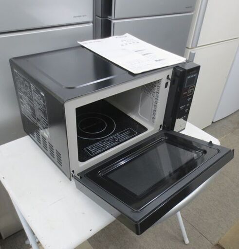 2018年製 アイリスオーヤマ 電子レンジ フラットテーブル ミラー ガラス  18L  IMB-FM18-5 札幌 北20条店