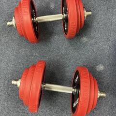 ダンベル、ベンチの画像