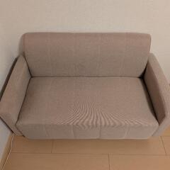 【定価11,811円】【美品】アイリスオーヤマ 2人掛けソファー  幅113cmの画像