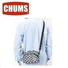 【廃盤】CHUMS チャムス ショルダーポーチ ブロックカモ　CH60-2525　ショルダーバッグ　鞄　ポーチ　アウトドアの画像