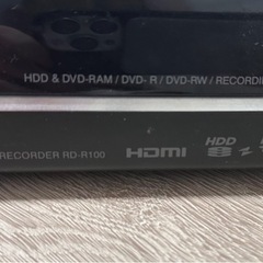 東芝　HDD&DVDビデオレコーダーの画像
