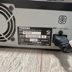 東芝　HDD&DVDビデオレコーダーの画像