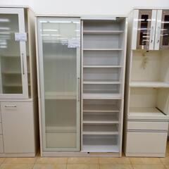 リユースのサカイ太田店★ジモティ割あり★  レンジボード ホワイト H200.4×D47×W119 クリーニング済み OJ10243の画像