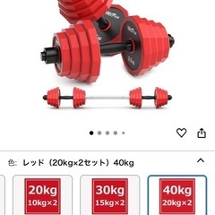 ダンベル20kg×2
の画像