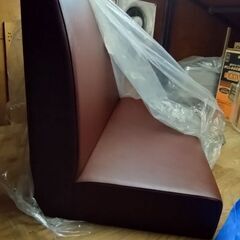 店舗用ベンチシート（台座無し）未使用の画像
