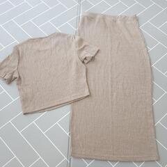 未使用sheinリブニット2ピースの画像