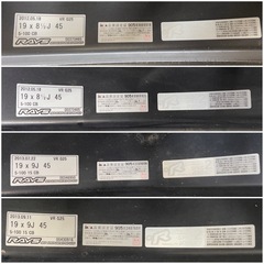 大人気のRAYS VOLK RACING G25/ 19インチ/ PCD100の画像