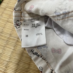 80cm 着用1回 キティちゃん オーバーオール スカートの画像