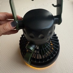 電気付き扇風機の画像