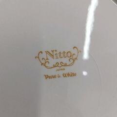 0728-206 Nitto pure＆white ケーキ皿の画像