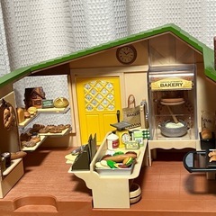 シルバニアファミリー、森の水車のパン屋さん、中古の画像