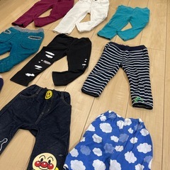 子ども用ズボン90センチ9点の画像