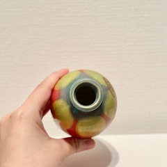 虹彩焼き 花瓶⸜🌷︎⸝‍の画像