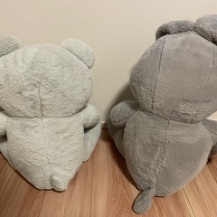 ぬいぐるみ くま うさぎの画像
