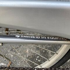 26インチ 自転車 6段階変速付き ママチャリの画像