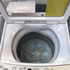【ジャングル・ジャングル岩出店】【A818】洗濯機 AQUA AQW-S5MBK 2021年製 ★六ヶ月保証★ 中古 家電 和歌山 岩出市 紀の川市 海南市の画像