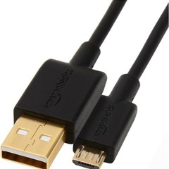 USBケーブル USB-A 2.0 - Micro-B 4本セット　の画像