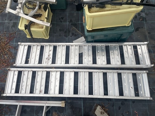 アルミブリッジ1.８M耐荷重250キロ　2枚セット