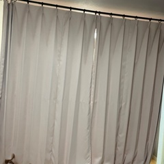間仕切りカーテン&ポール※7/29 10:00〜12:30までの画像