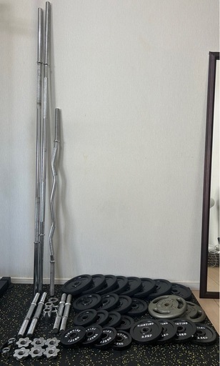 値下げ可　65%オフ‼️  28mm バーベルダンベルプレート