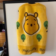 プーさんモコモコベストの画像