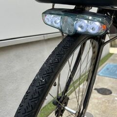 🌈超容量13Ah！デジタル液晶！Panasonic　ビビ　26インチ　電動自転車　電動アシスト自転車　7285の画像