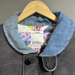 VISVIM ビズビム 2023ss PURSER DECK JKT 天然染料 ジャケット ヴィンテージ ダメージ加工 0123105013023 サイズ4の画像