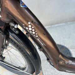 🌈バッテリーほぼ新品！8.9Ah　🌈大カゴ仕様！💘ヤマハ　キスミニ　電動自転車　電動アシスト自転車　20インチ　子供乗せ　7289の画像