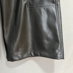  Rick Owens leather cargo pants 46の画像