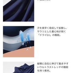 UNIQLO  メンズ　ジップシャツの画像