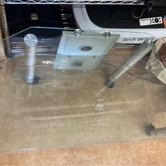 スタイリッシュなガラステレビ台　リサイクルショップ宮崎屋　佐土原店　25.7.28Fの画像