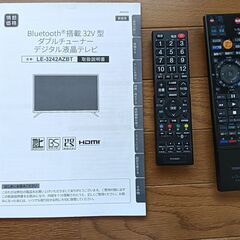 東芝ブルーレイディスクレコーダー　RD-BR610 /アズマbluetooth搭載 32V型ダブルチューナーデジタル液晶テレビ 【注意事項有】の画像