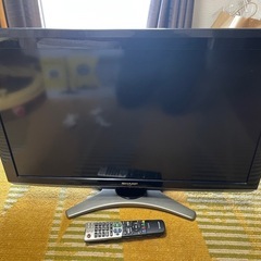 シャープ32型テレビの画像