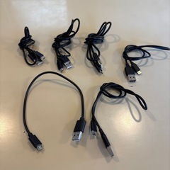 6本セット　USBケーブル USB-A 2.0 - Micro-Bの画像