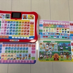 【美品・動作OK】アンパンマン 見て！触って！学べる あいうえお タブレットの画像