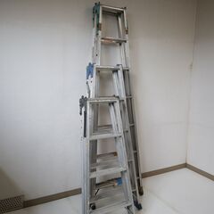 伊勢崎店【現状品】gi7-33 脚立 ホクセイ日軽 HDK-12 HSK-21 長谷川工業 RC-15 まとめの画像