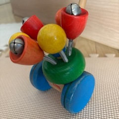 押して引いてガラガラの画像