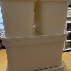 衣装ケース　フラップボックス　4個　の画像