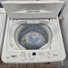 ✨️ジモティー割引✨️【ジャングルジャングル堺初芝店】　6ヶ月保証付き！！！　DIQUA　洗濯機　DW-55A　2023年製　  堺市（東区　西区　北区　南区　堺区　美原区）高石市　泉大津市　忠岡町　和泉市　松原市　大阪狭山市の画像