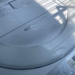 SHARP洗濯機7／29受取の画像